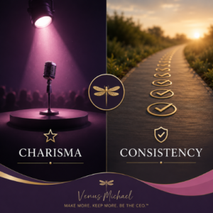 Charisma and consistency comparison showing why consistency builds stronger employee trust in leadership