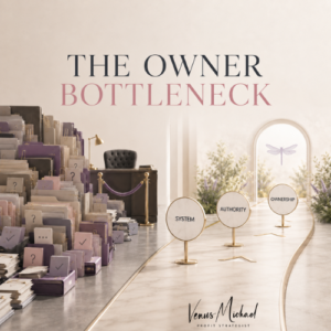 Owner bottleneck showing how systems, authority, and ownership help CEOs avoid decision fatigue