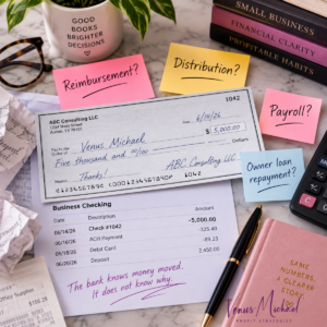 Owner payment creating questions during a bookkeeping cleanup